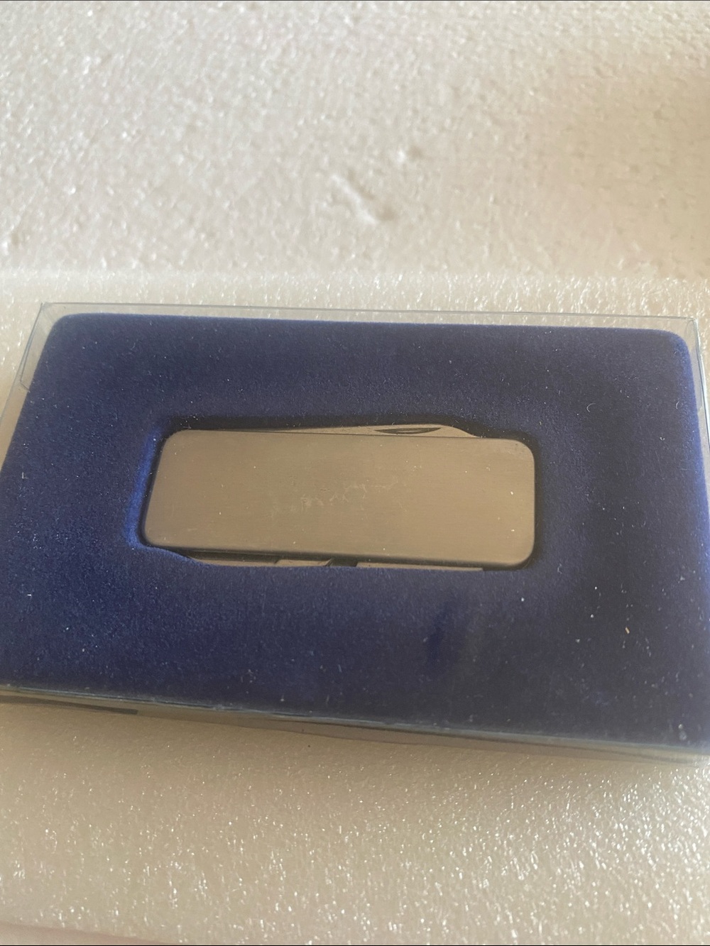 New Silver Pocketknife and Money Clip plus + with Display